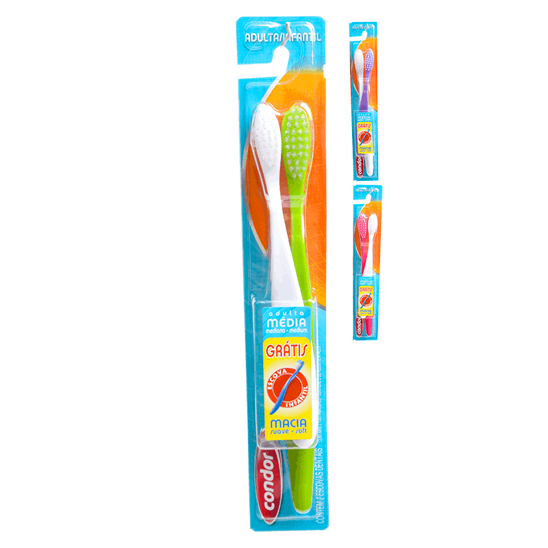 Condor Escova Dentes Pack 2