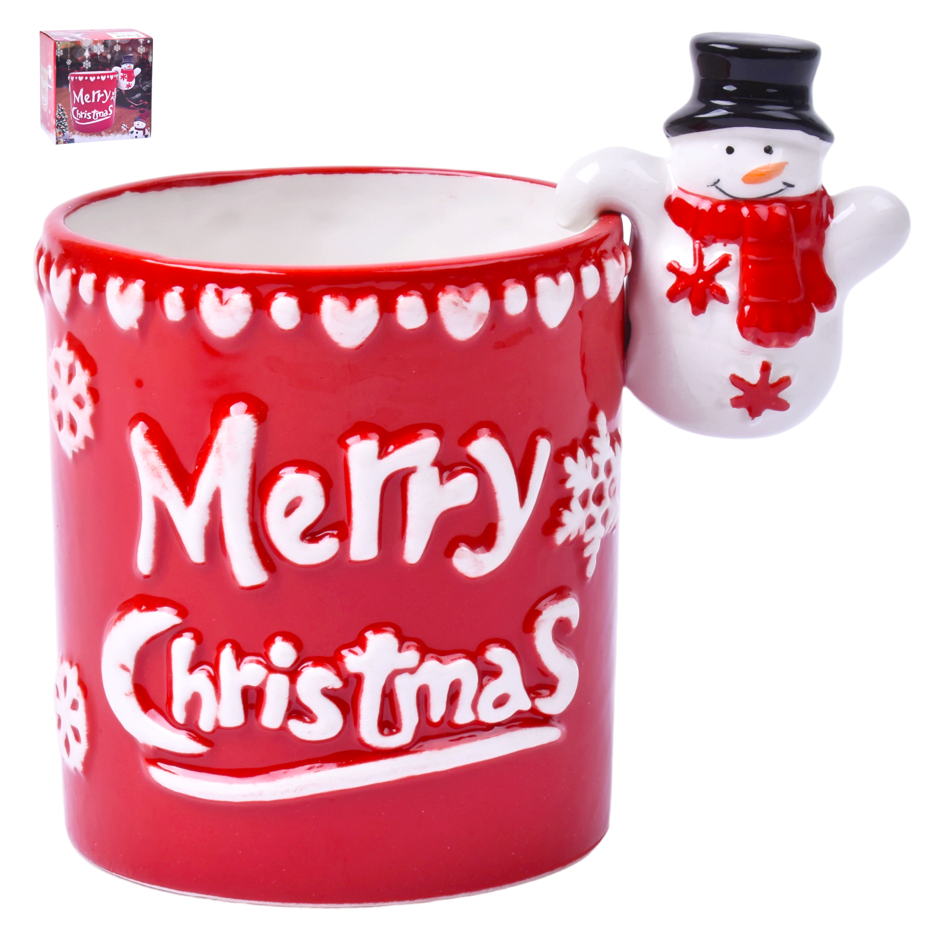 Caneca Natal 13 x9 x13 cm