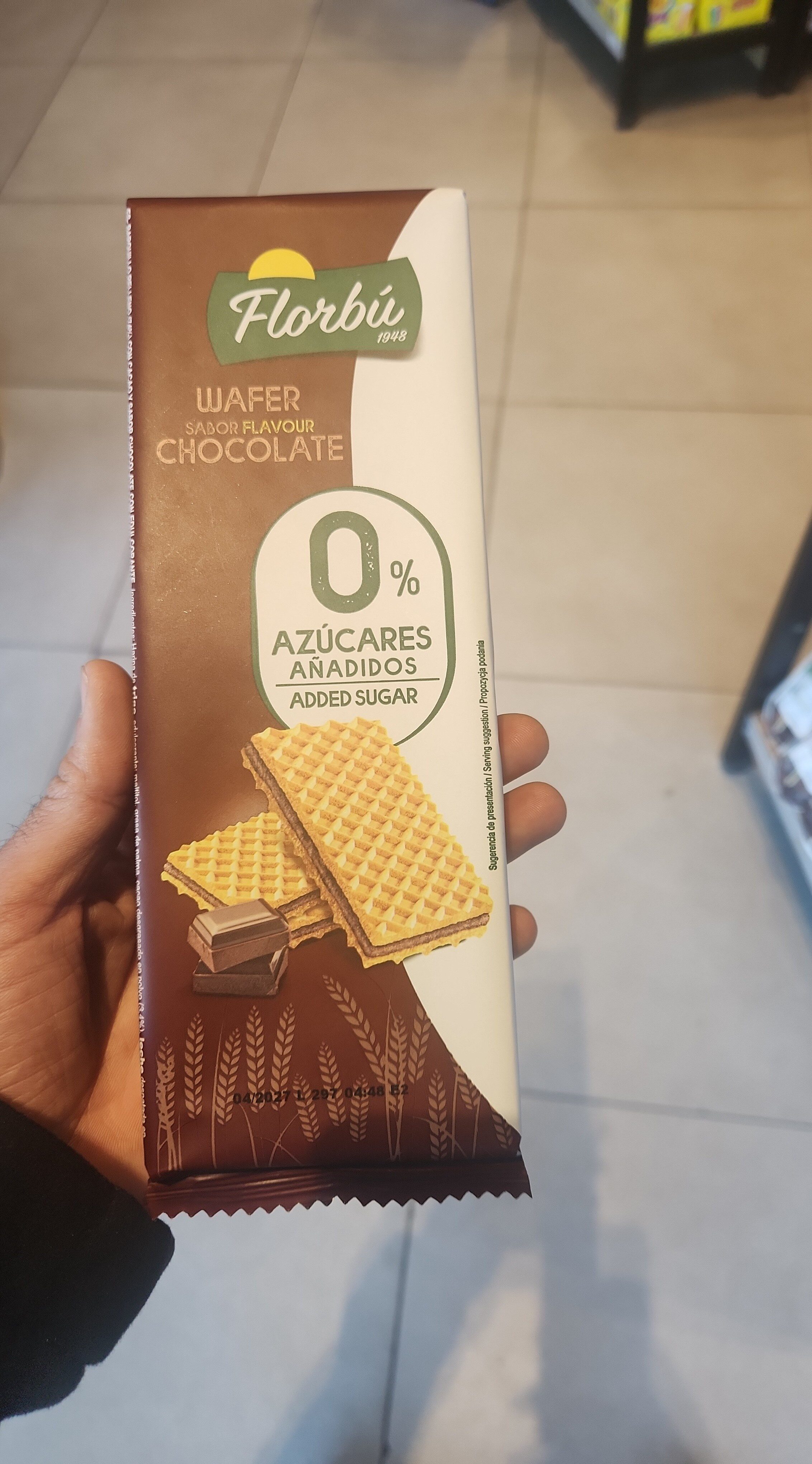 Florbú Wafers Chocolate 0% 160 g