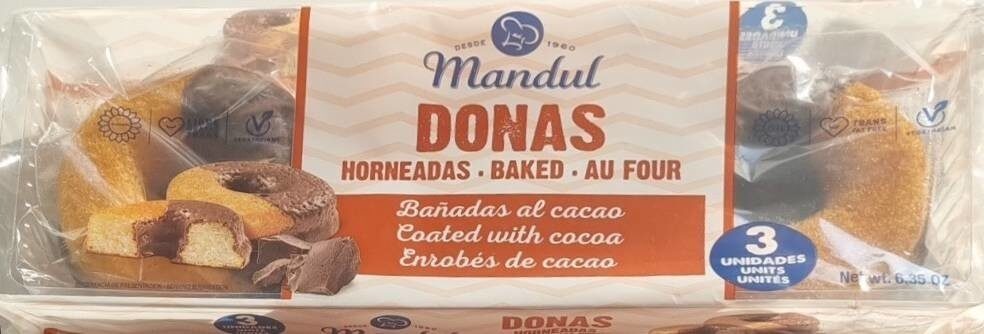 Donut Choco Luna 180gr Mandul
