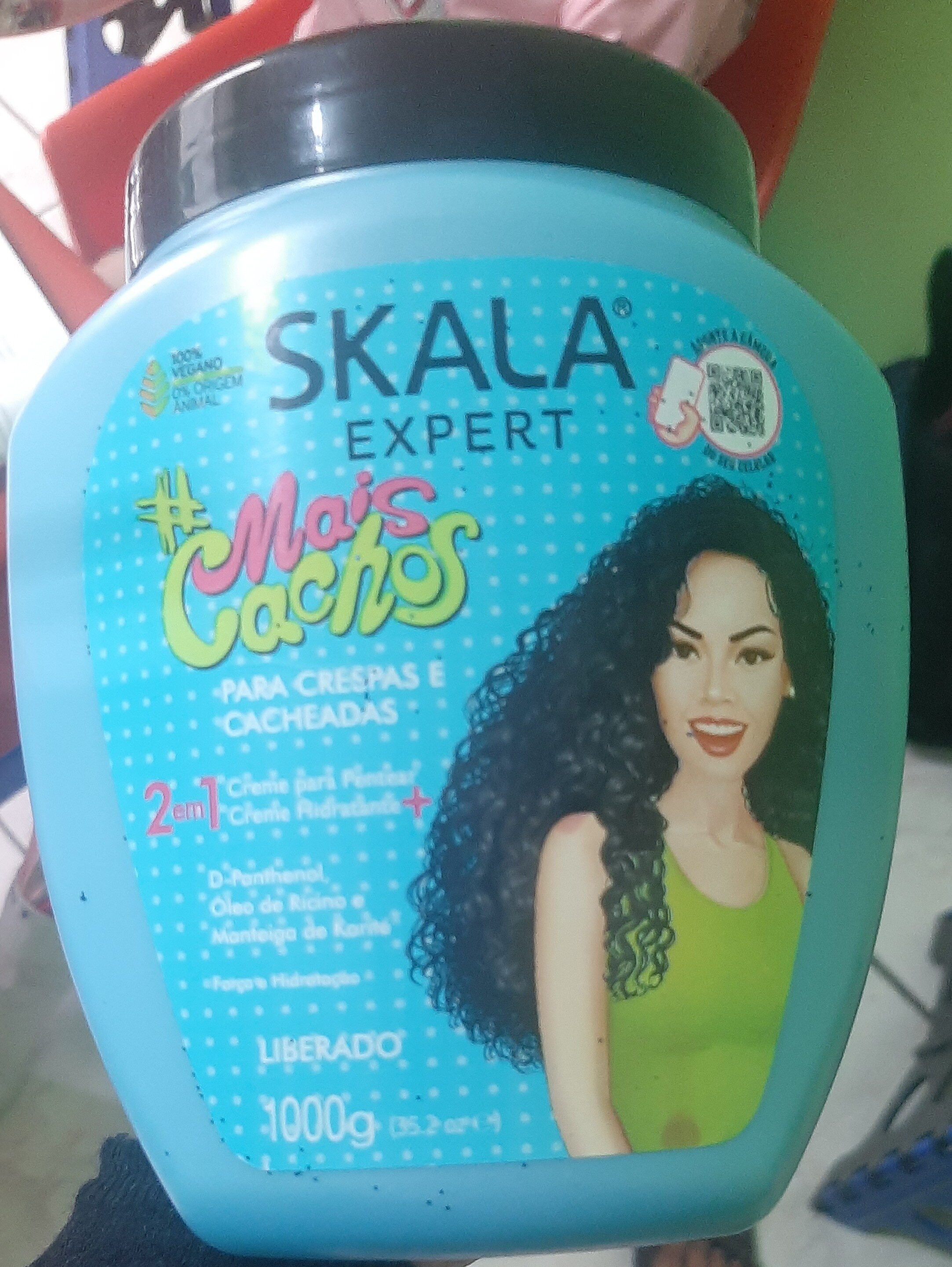 Skala Mascara Cabelo Mais Cachos 1000 Gr