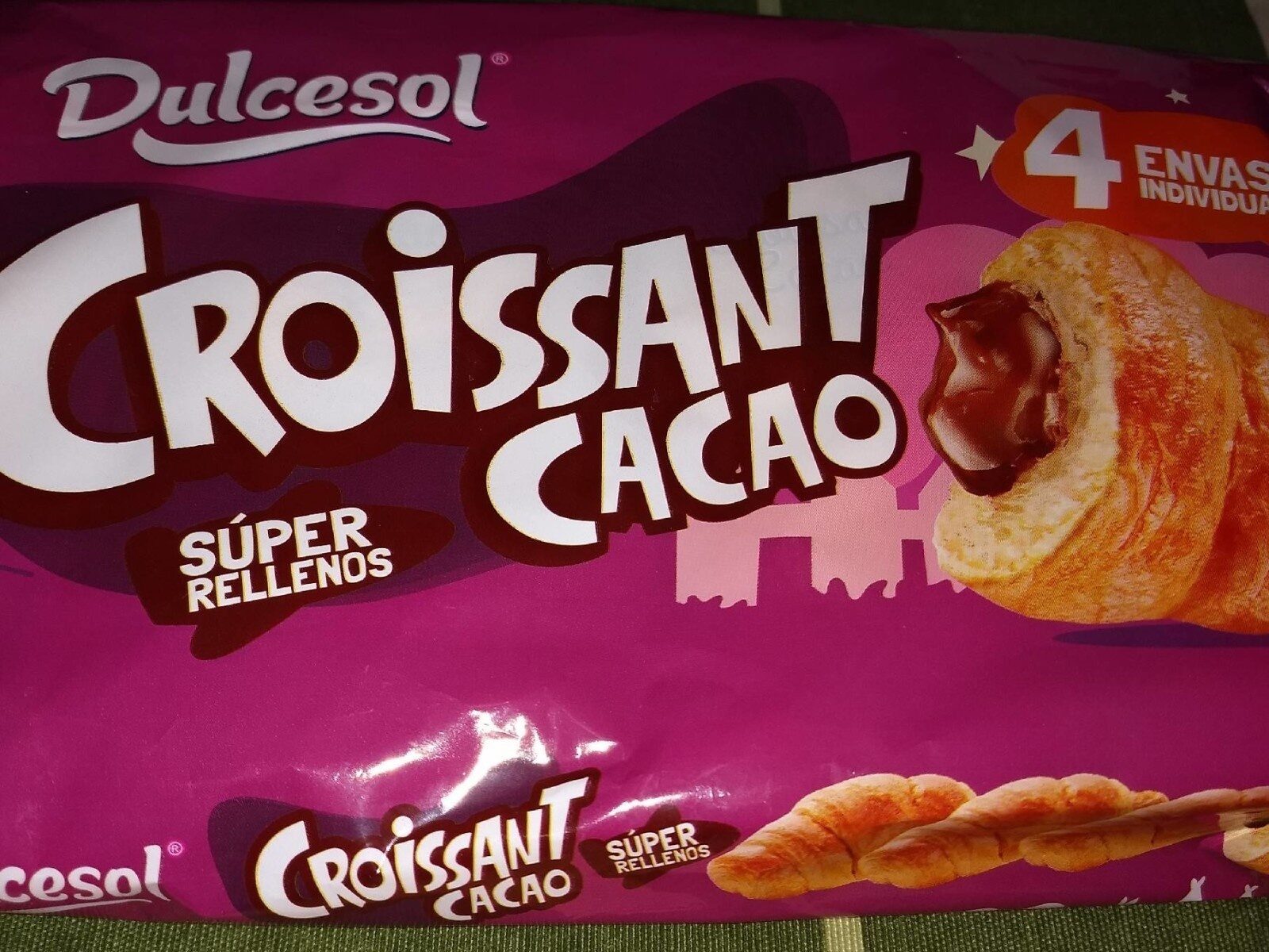 Dulcesol Croissant Chocolate 4u 180 g
