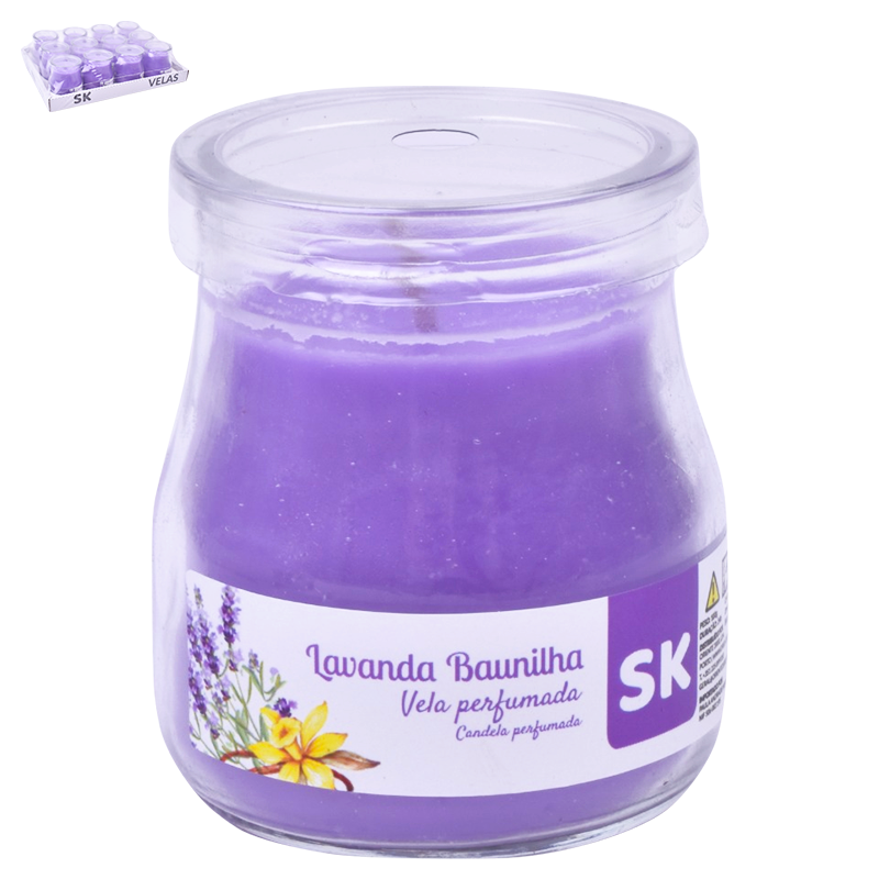 Vela Yogurte Perf. Lavanda/Baunilha SK