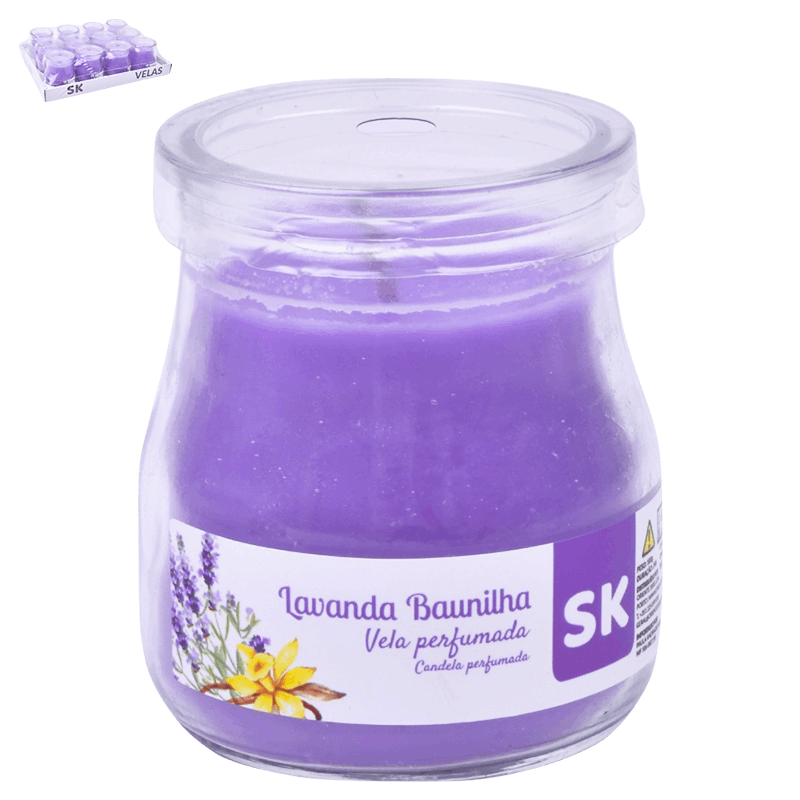 Vela Yogurte Perf. Lavanda/Baunilha SK