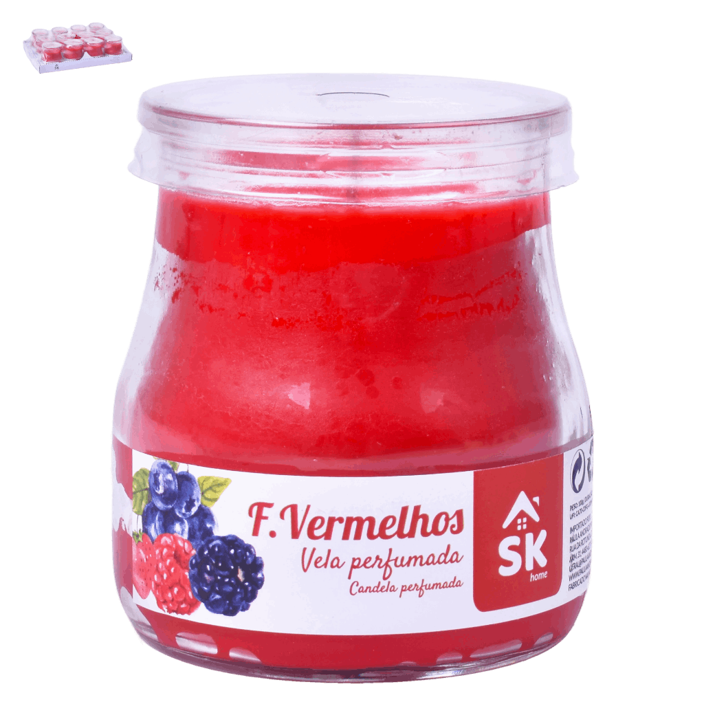 Vela Yogurte Perf. F.Vermelhos SK