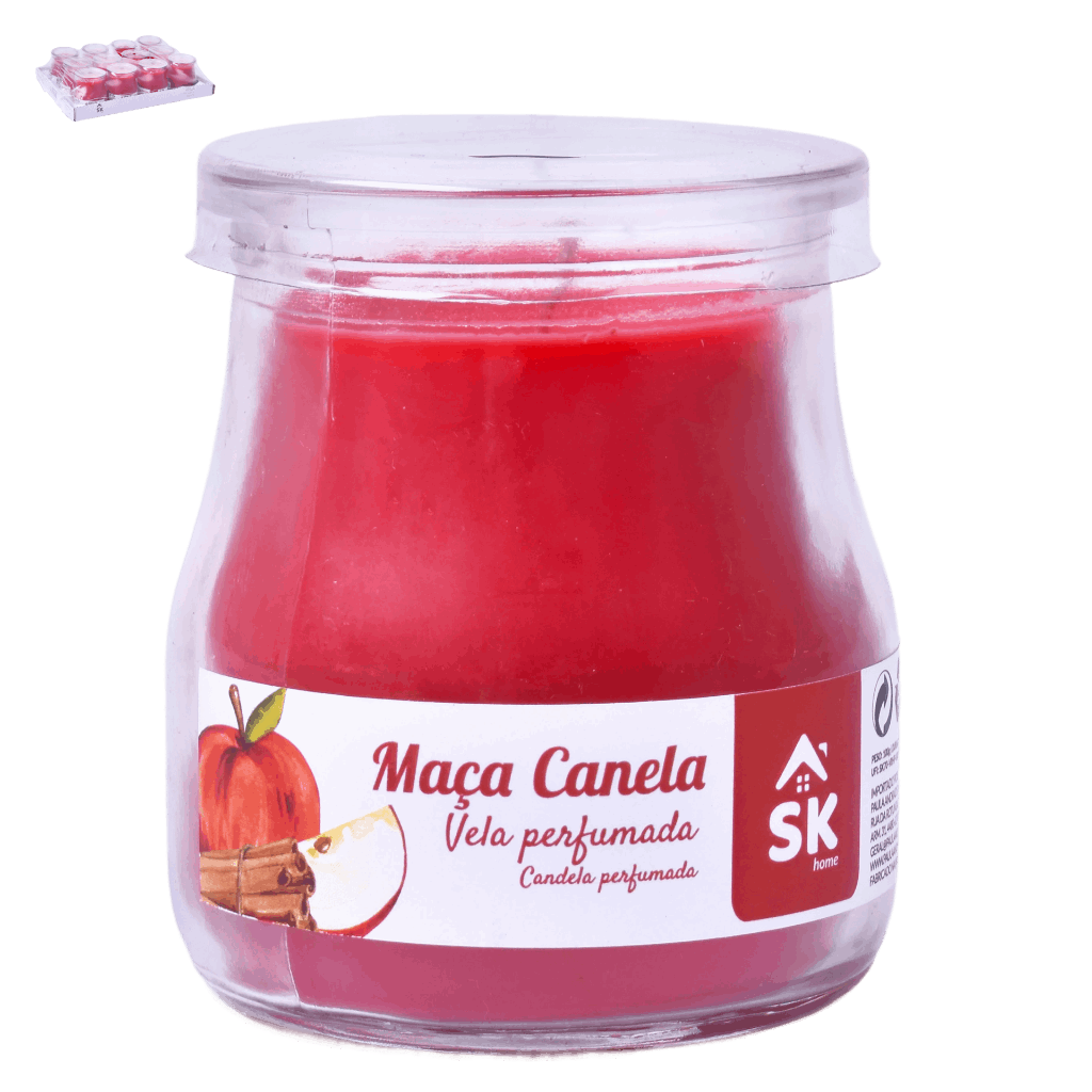 Vela Yogurte Perf. Maçã Canela SK
