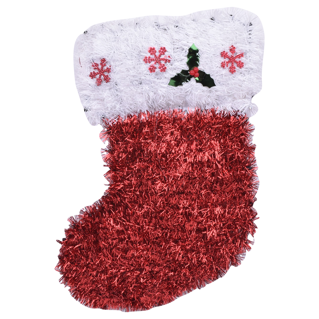 Decoração Natal Meia 32 x 22 cm