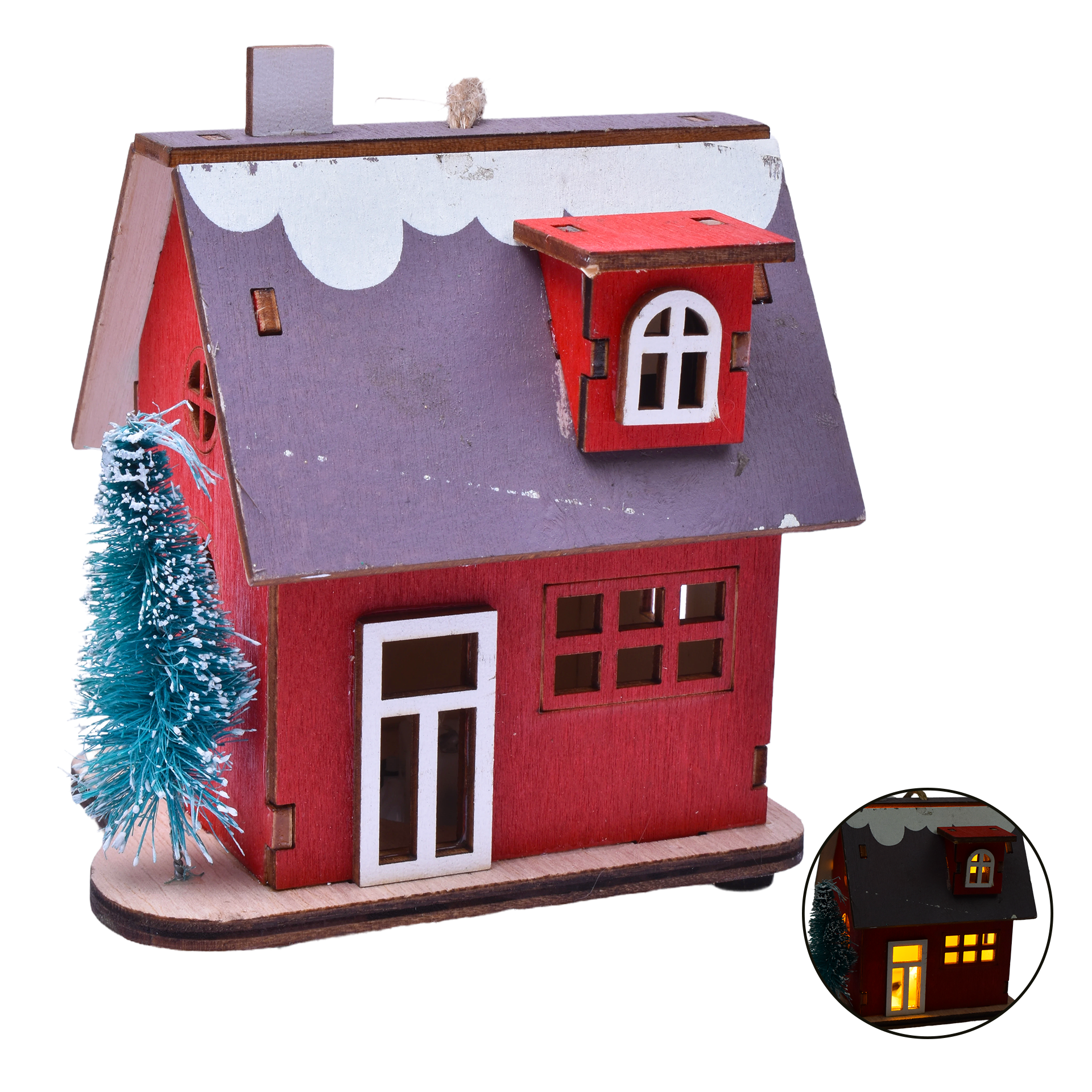 Decoração Casa Natal C/Luz