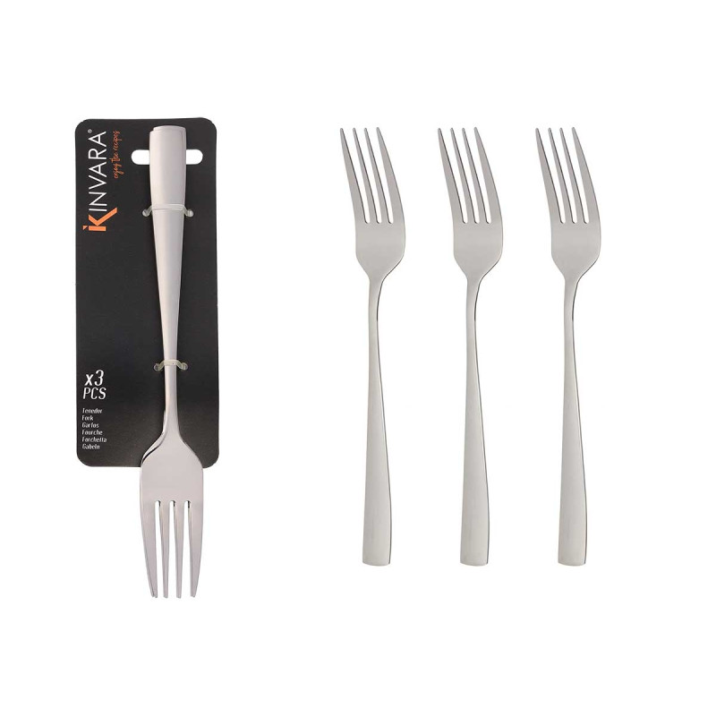 Garfo Metalico Pack 3