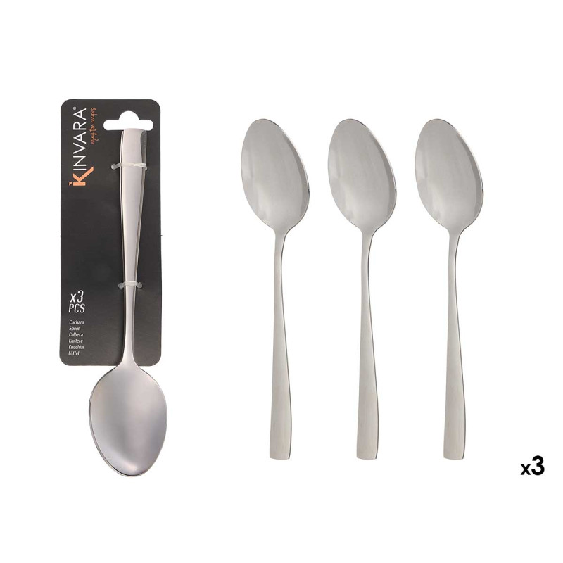 Colher Metalica Pack 3