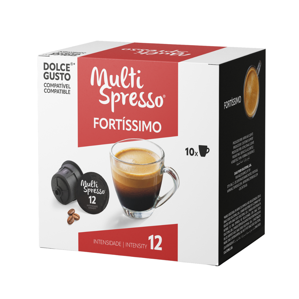 Multispresso Cápsulas Café Fortíssimo 10u