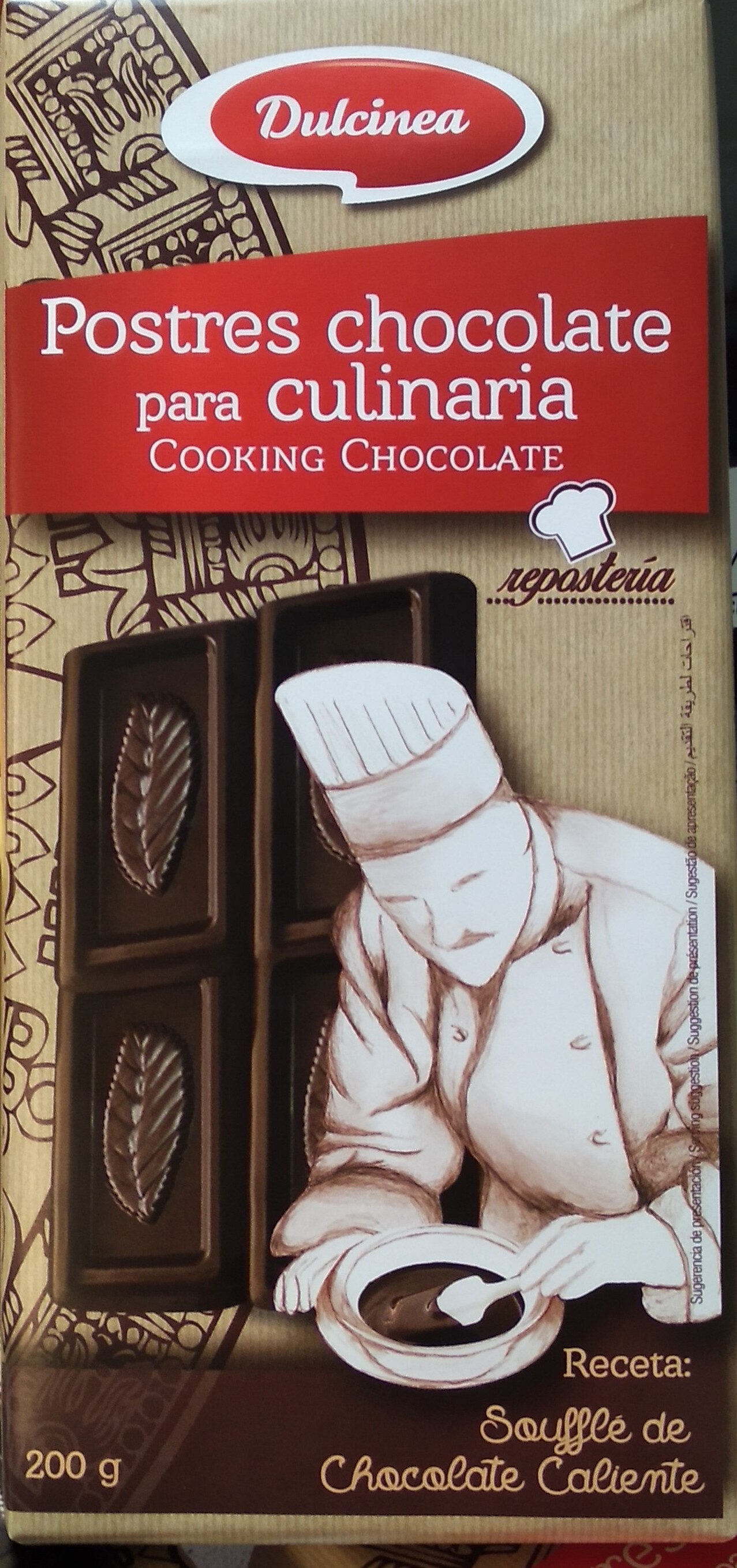 Chocolate Culinária 200 Gr Dulcinea