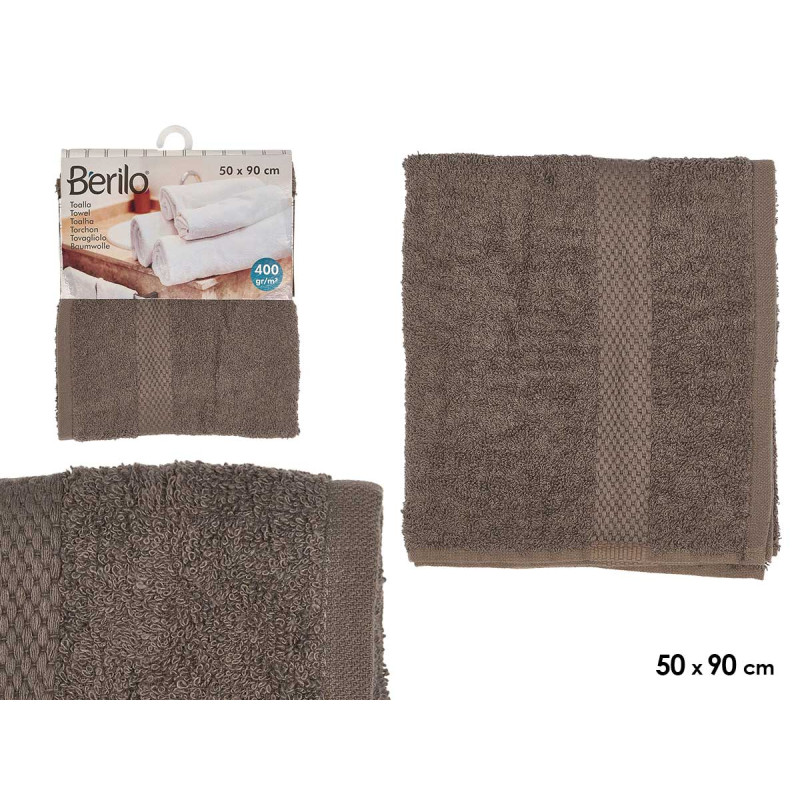 Toalha Banho 50 x 90 cm Cinza