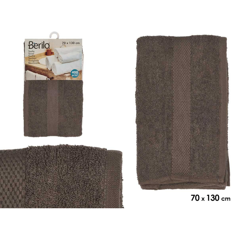 Toalha Banho 70 x 130 cm Cinza