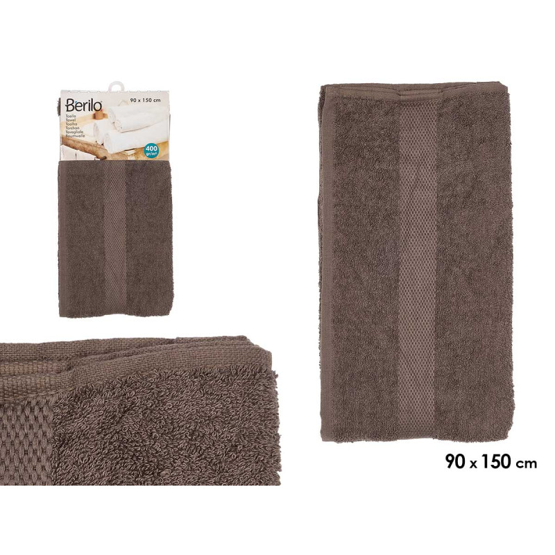 Toalha Banho 90 x 150 cm Cinza