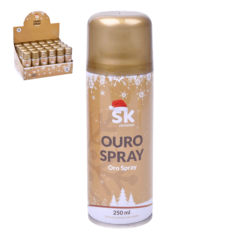 Spray Dourado Lata 250 ml