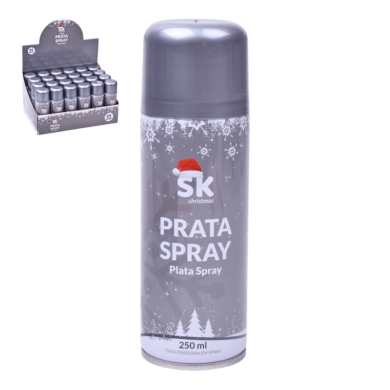 Spray Prateado Lata 250 ml