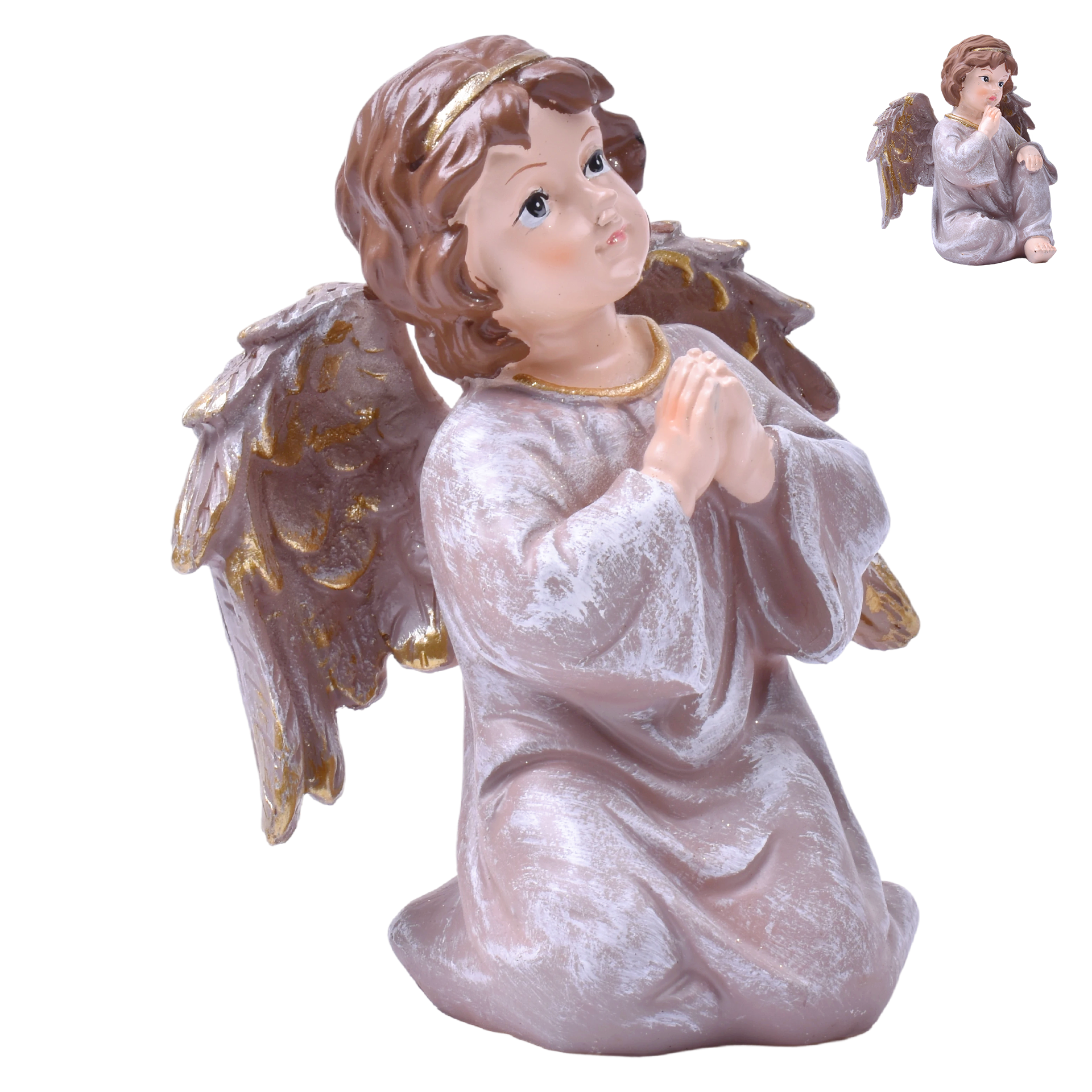 Decoração Natal Anjo 16 x 13 x 8 cm