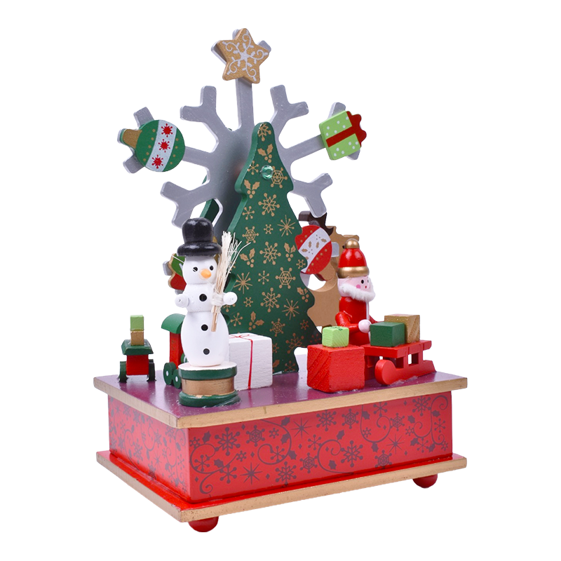 Decoração Natal Caixa C/Musica