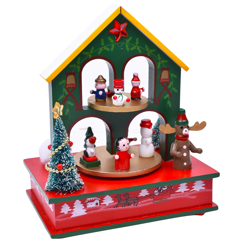 Decoração Natal Caixa C/Musica