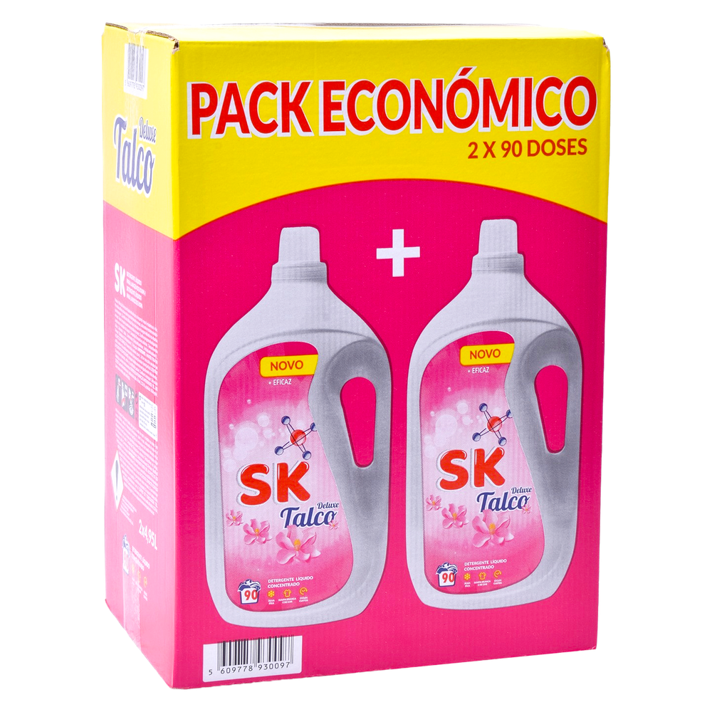 Detergente Roupa Talco SK 90 Doses
