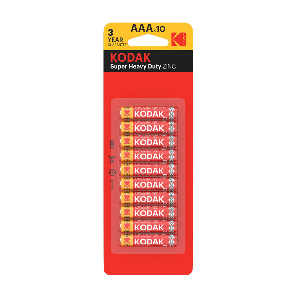 Kodak Pilha Salina AAA x 10u.