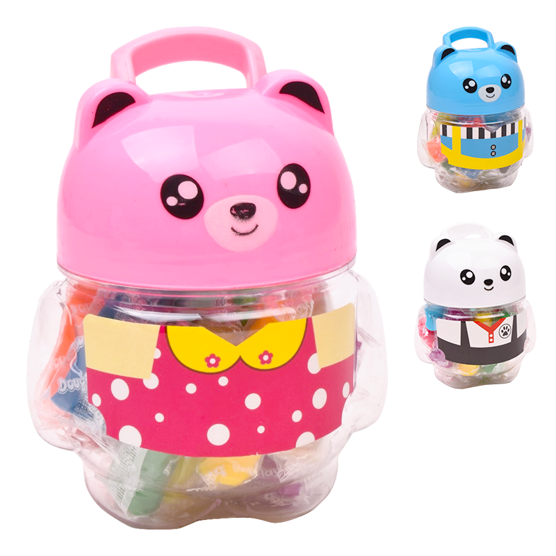 Plasticina Frasco Urso 12 Cores