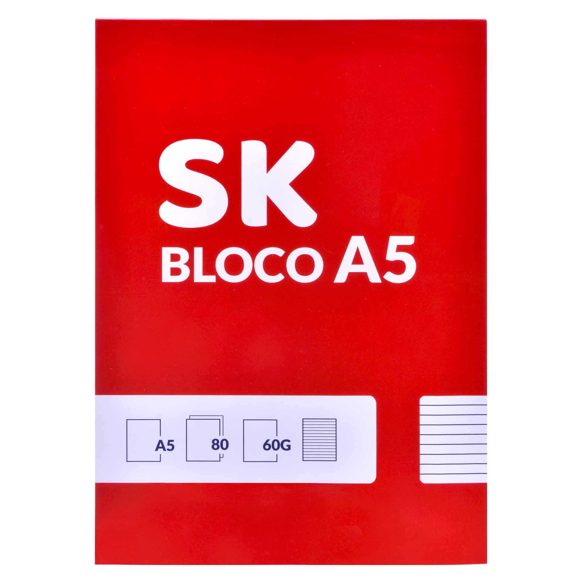 Bloco Notas Pautado A5