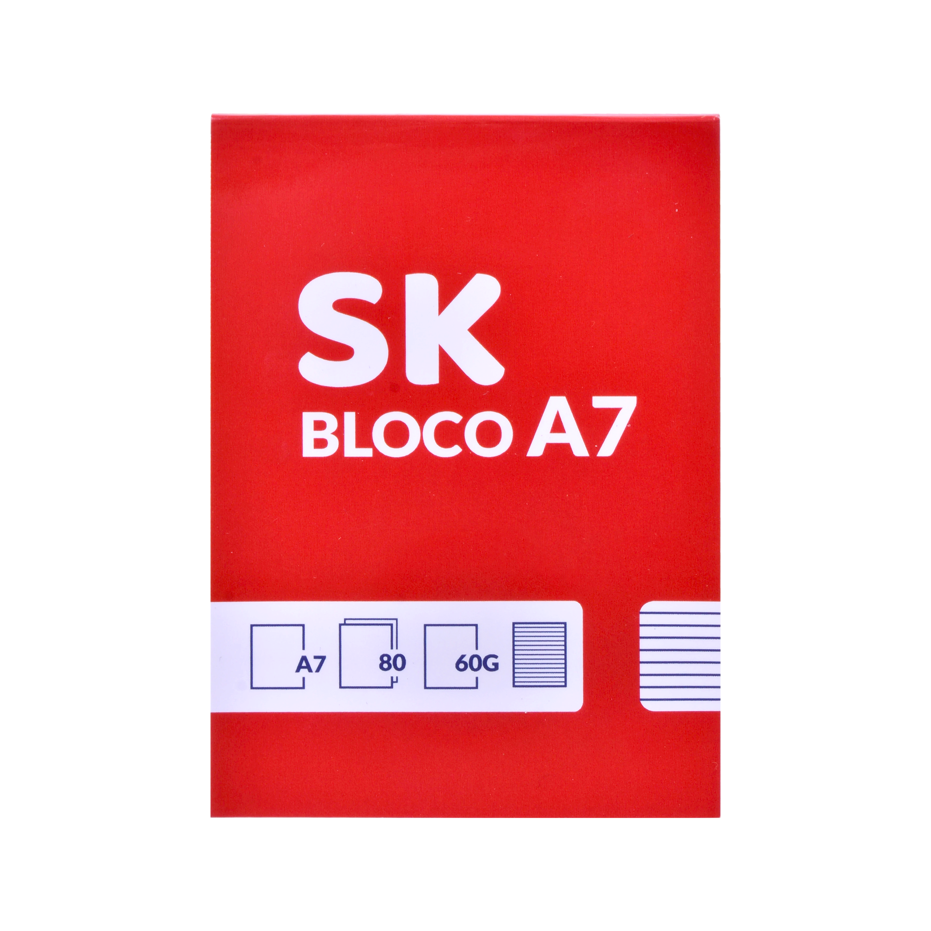 Bloco Notas Pautado A7