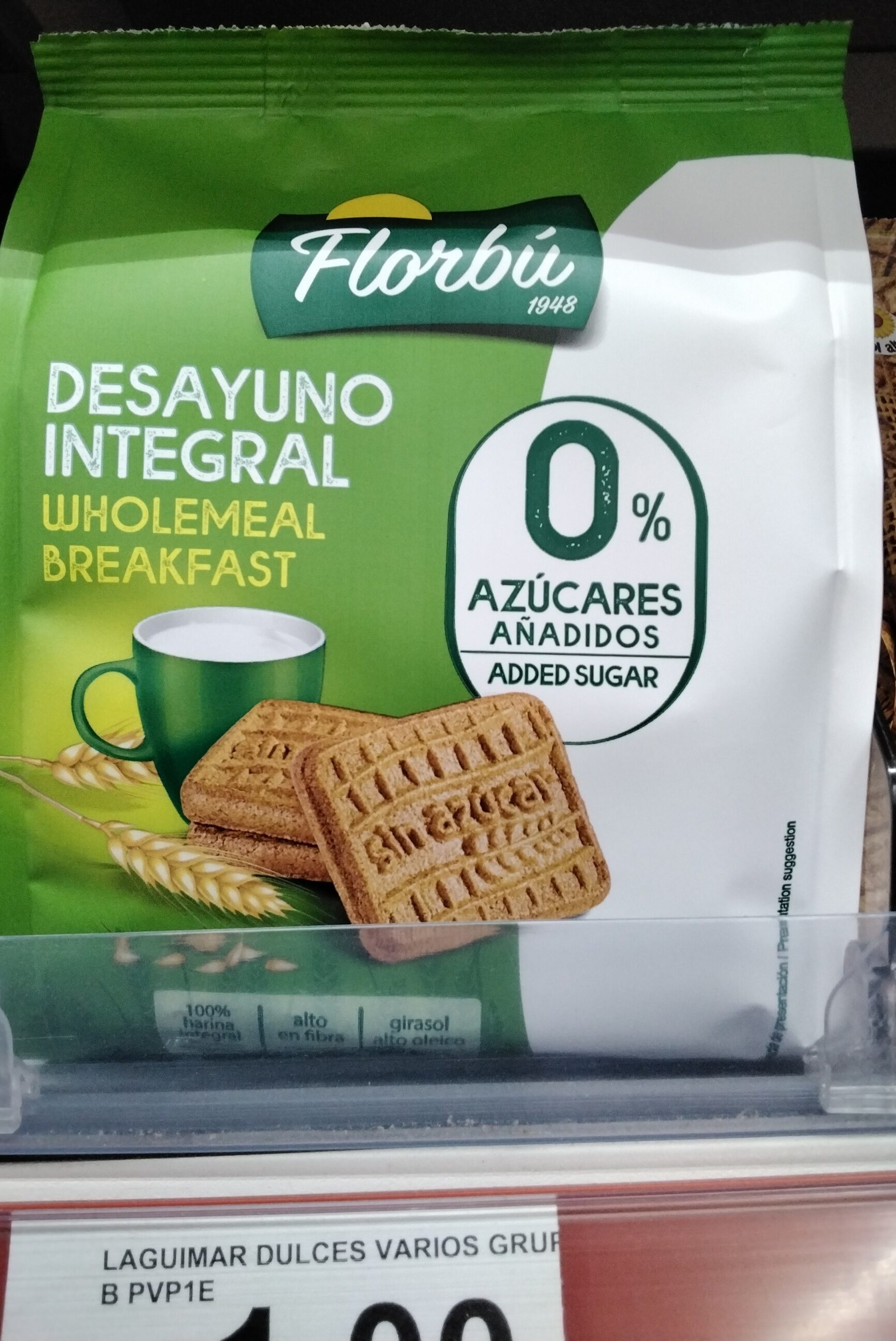 Desayuno Integral S/Açucar 180 Gr Florbu