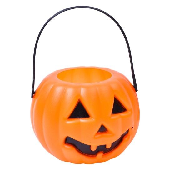 Abobora Halloween C/Luz 11 cm