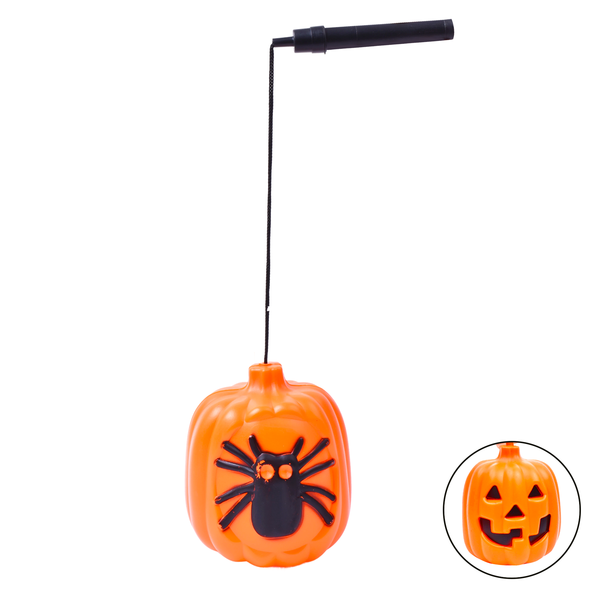 Abobora Halloween C/Luz 12cm