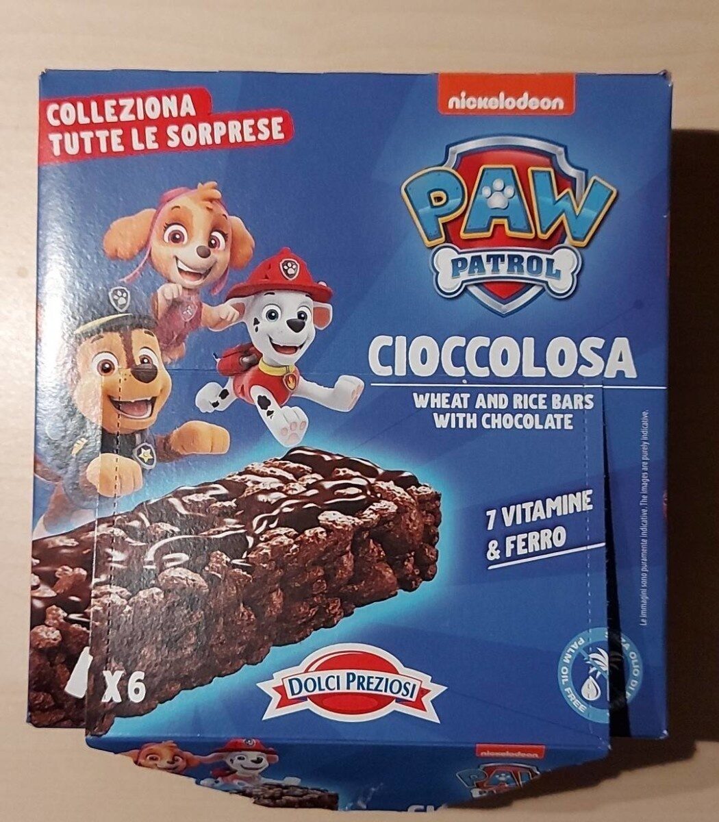 Barrita Cereais Paw Patrol 6 unid 120 gr
