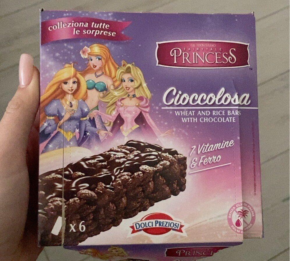 Barrita Cereais Princesa 6 unid 120 gr