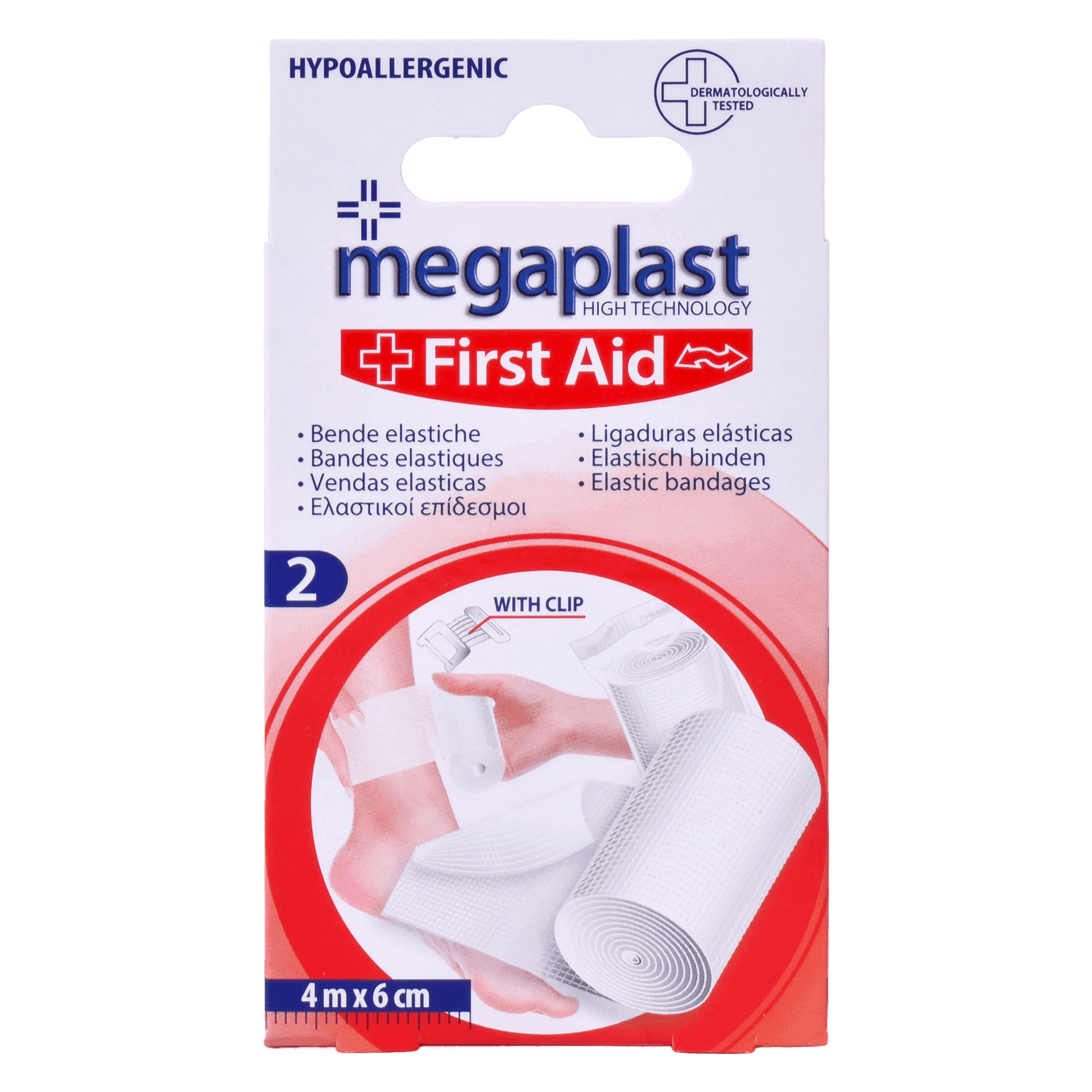 Megaplast Ligadura Elástica 4mt x 2 Unid