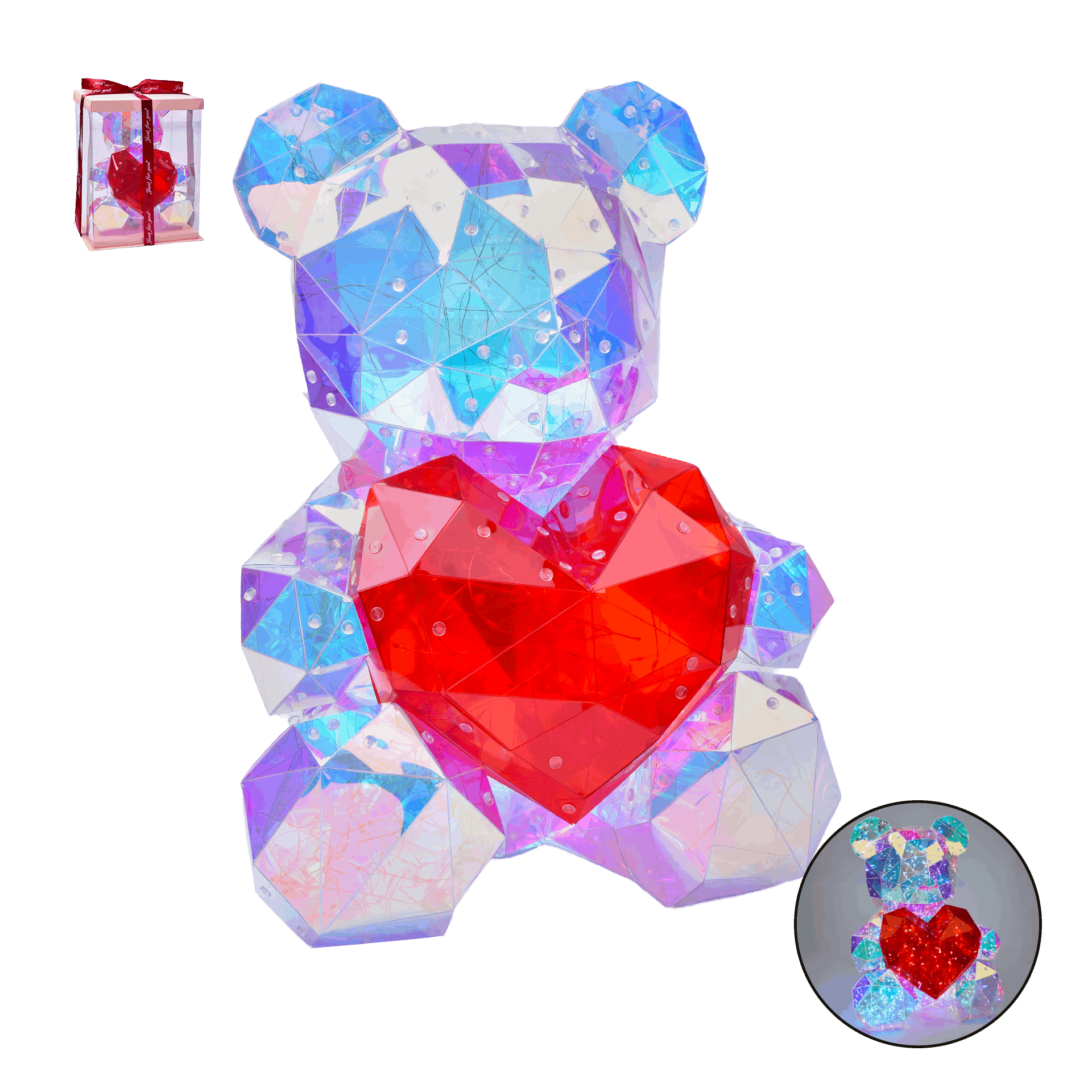 S.Valentim Urso+Luz 30x23cm