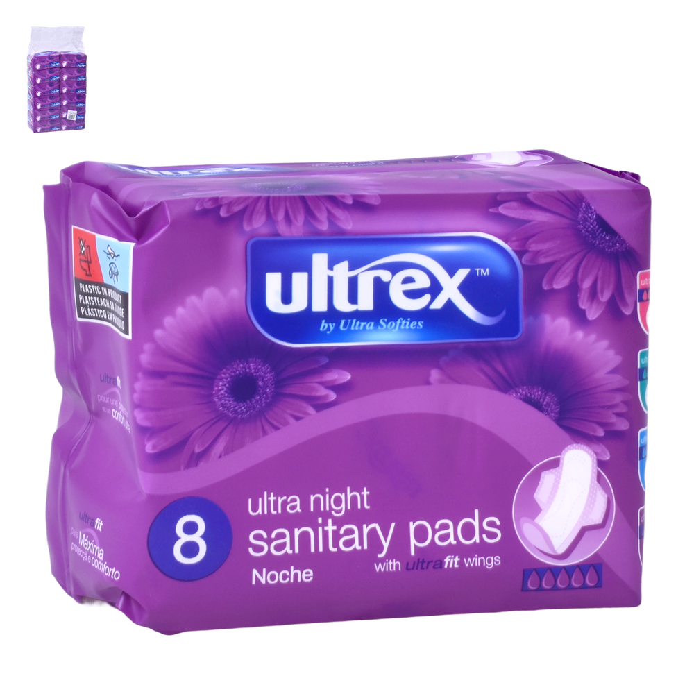 Pensos Higienico Ultra Night 8 uni - Ultrex