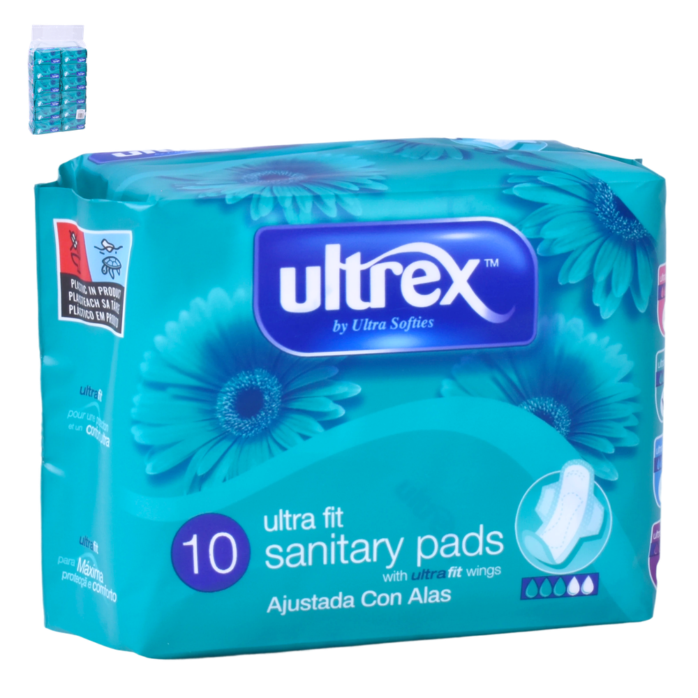 Pensos Higienicos Ultra Fit 10 uni - Ultrex