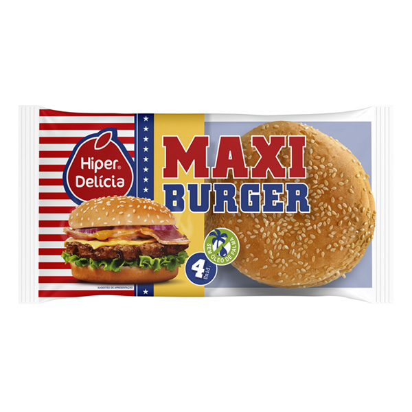 Hiper Delícia Pão de Hamburguer 300Gr