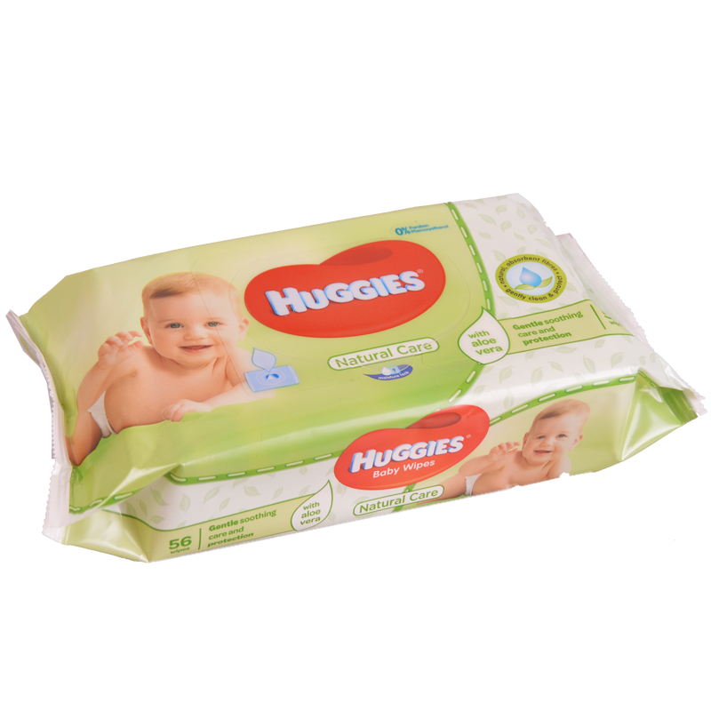 Toalhitas Huggies Aloe Vera 56 u