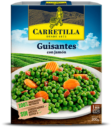 Carretilla Ervilhas C/Presunto 300gr