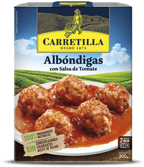 Carretilla Almondegas M.Tomate 300gr