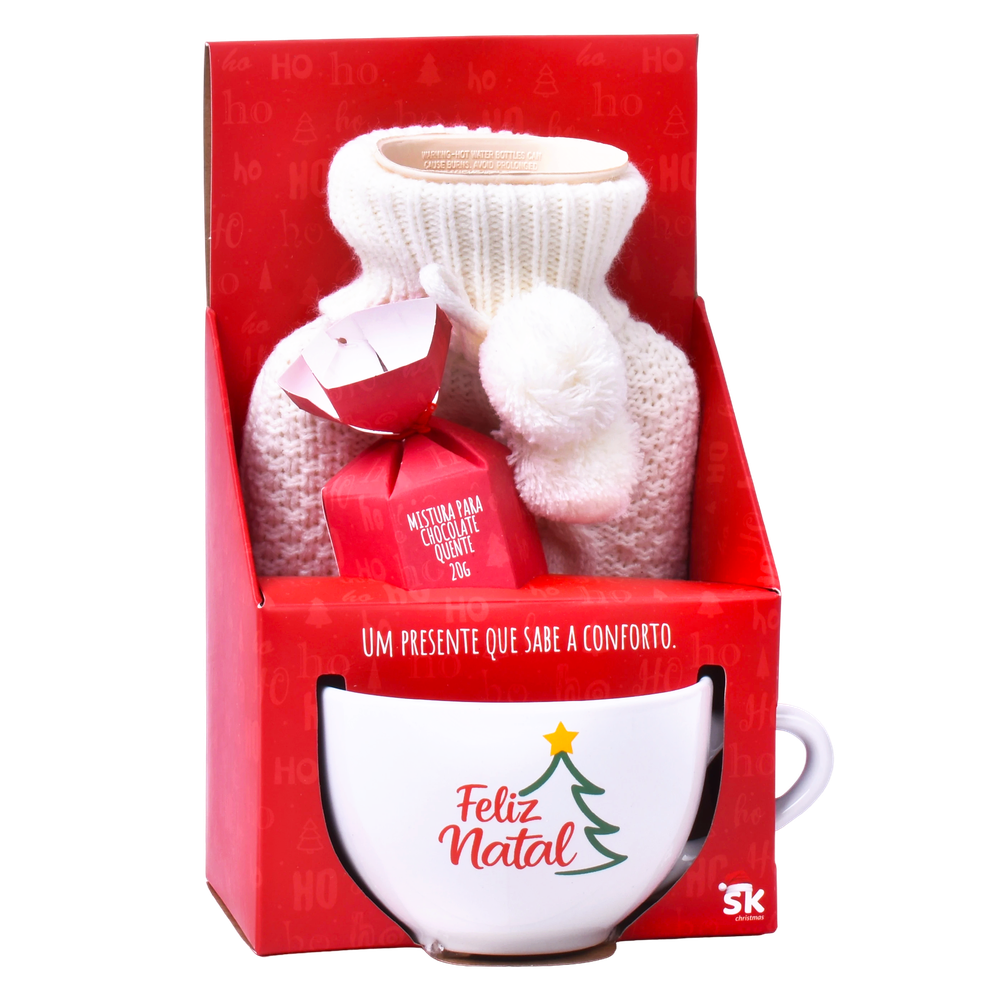 Conjunto Caneca + Saco Água Quente