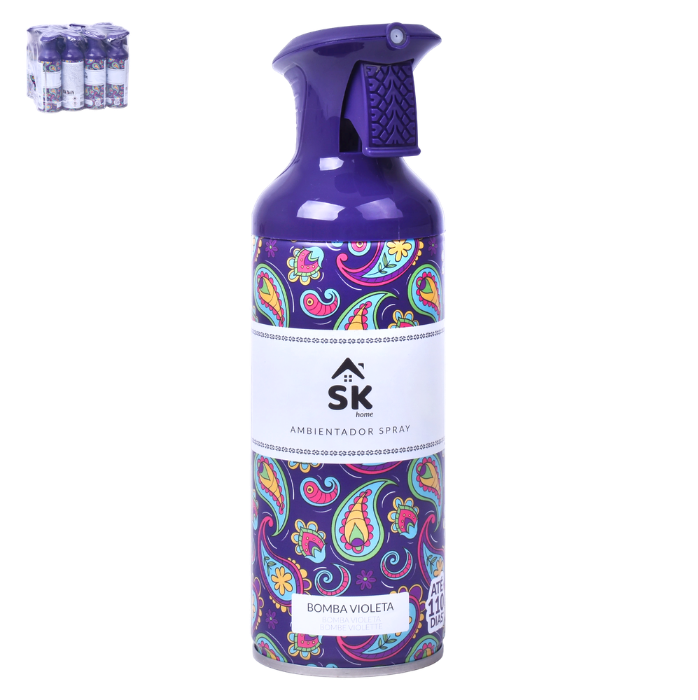 Ambientador Spray Bomba Violeta 450ml