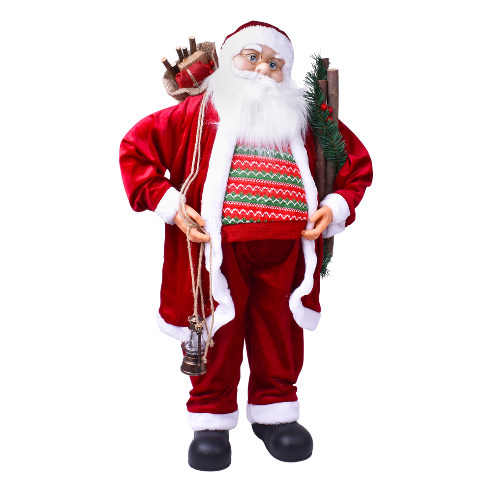 Decoração Pai Natal 90 cm