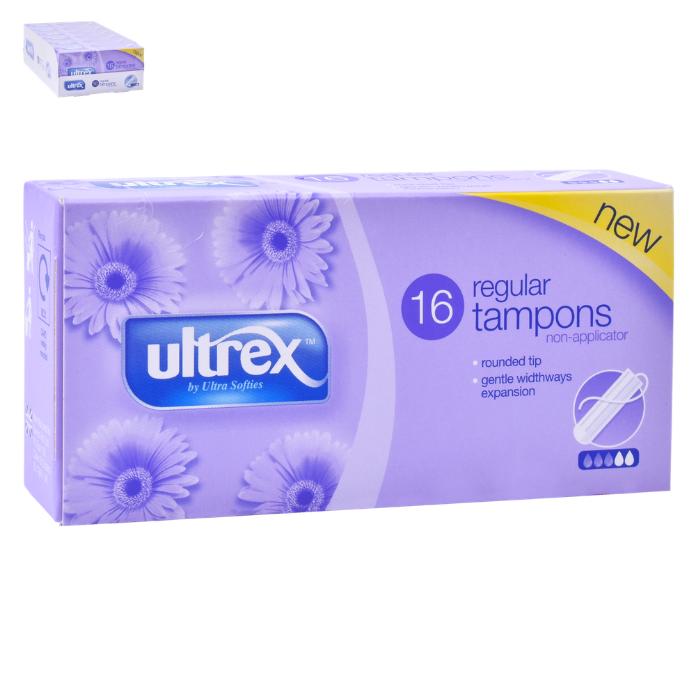 Ultrex Tampões Regular 16 unid