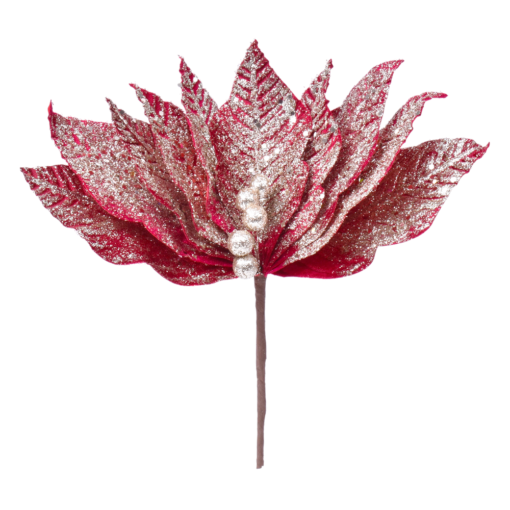 Decoração Flor Natal 28 cm