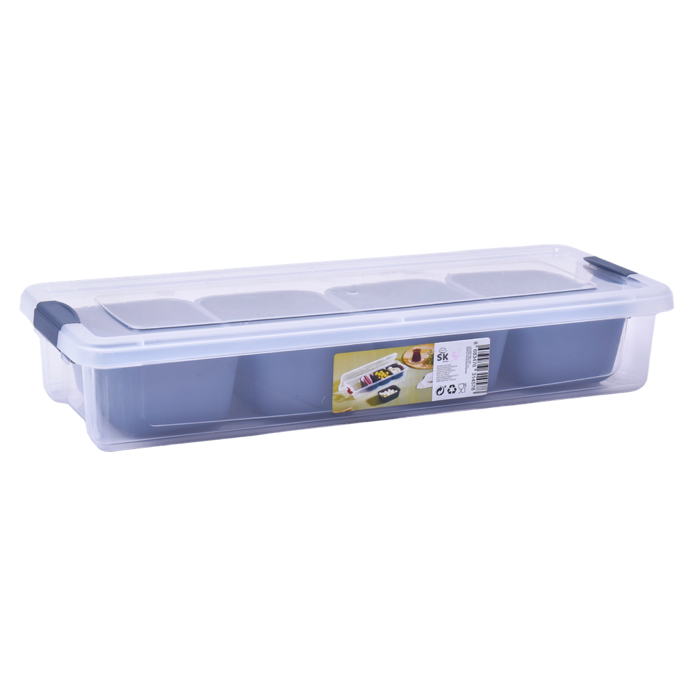 Organizador Cinza 2,3 lt