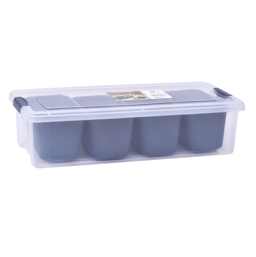 Organizador Cinza 3,4 lt