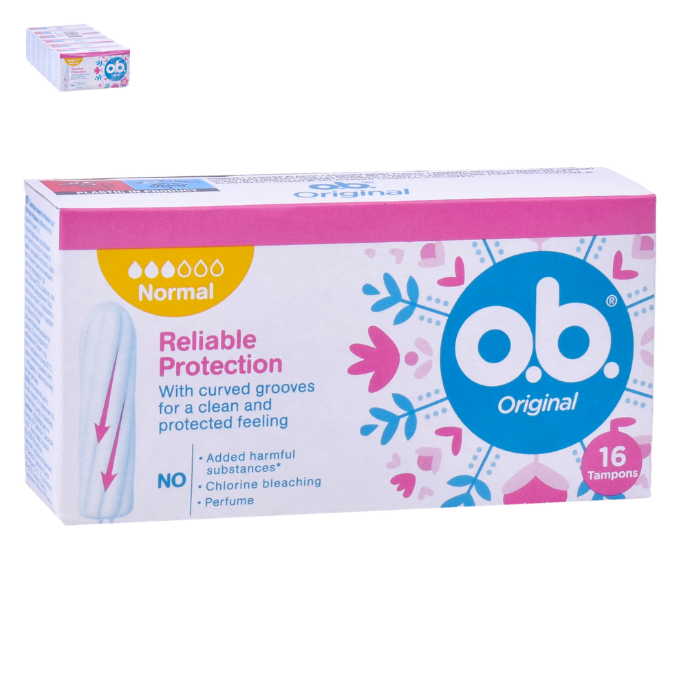 OB Original Tampões Normal 16uni